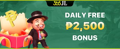 Daily Login ₱2,500 Bonus promotion banner